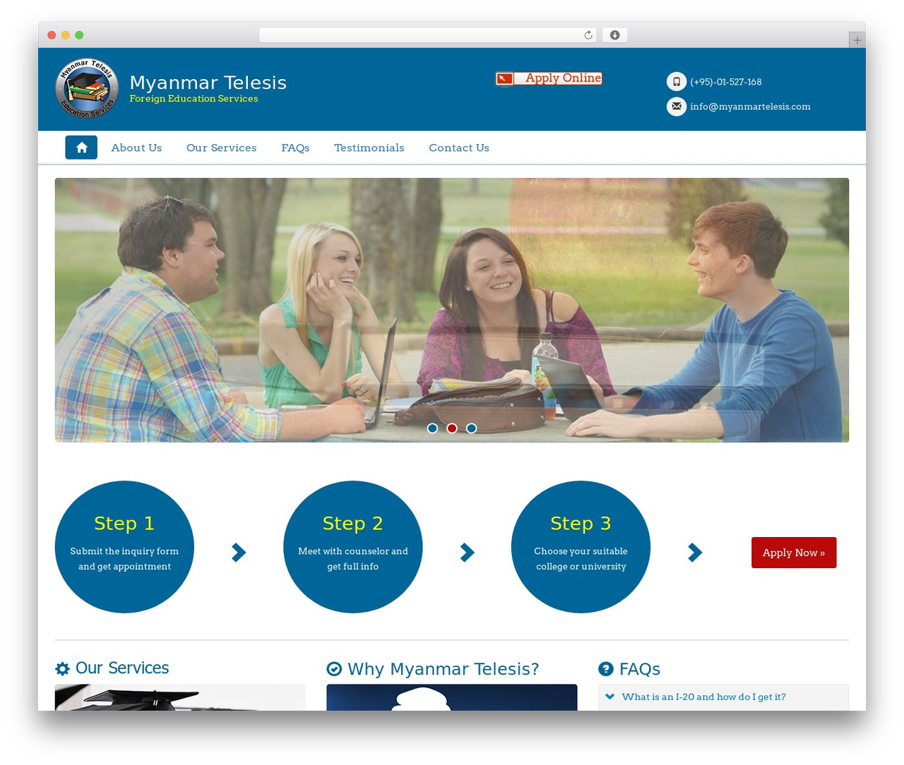 WordPress theme MWD - myanmartelesis.com