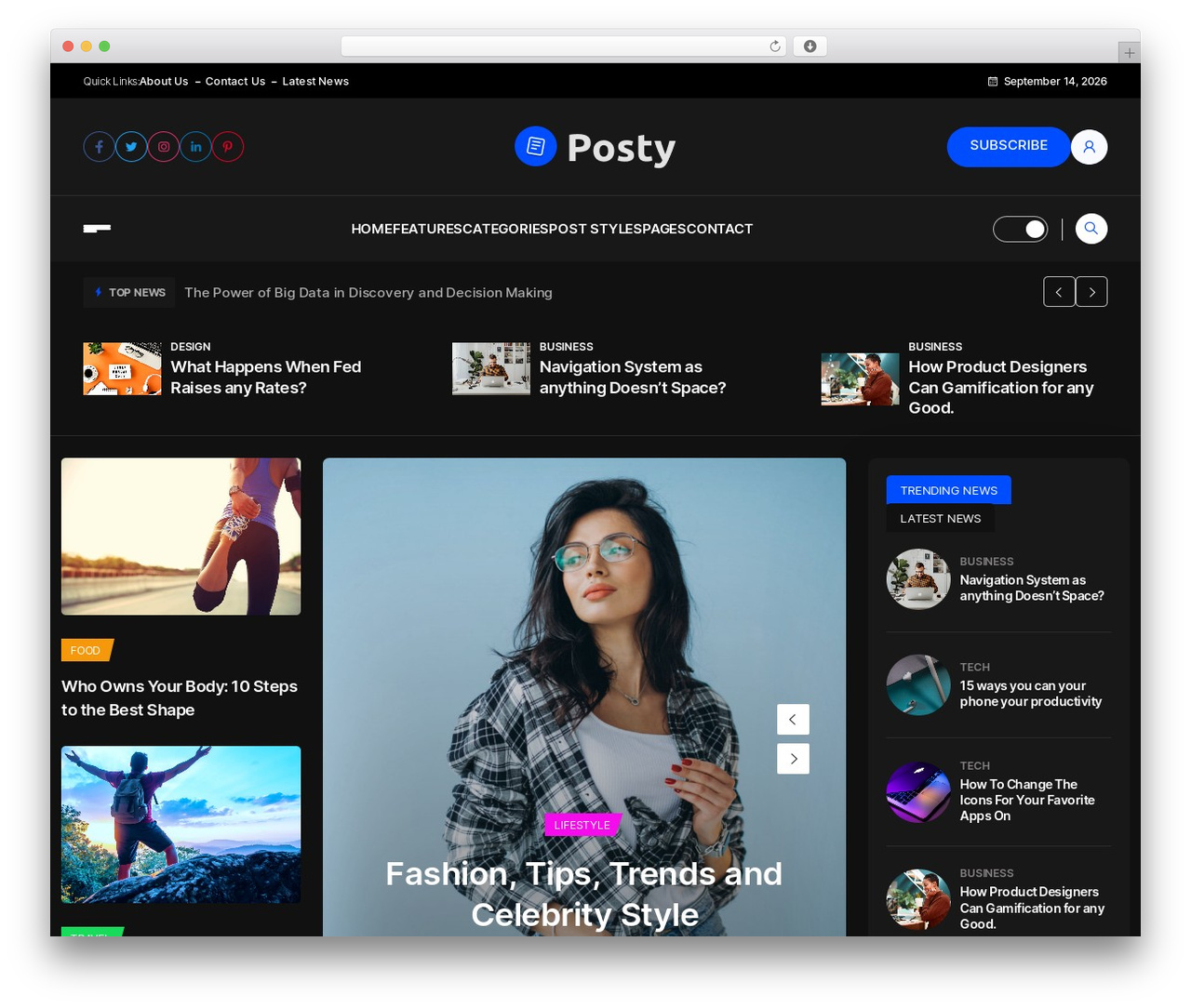 WordPress theme Posty - themedox.com/posty WordPress theme Posty - themedox.com/posty