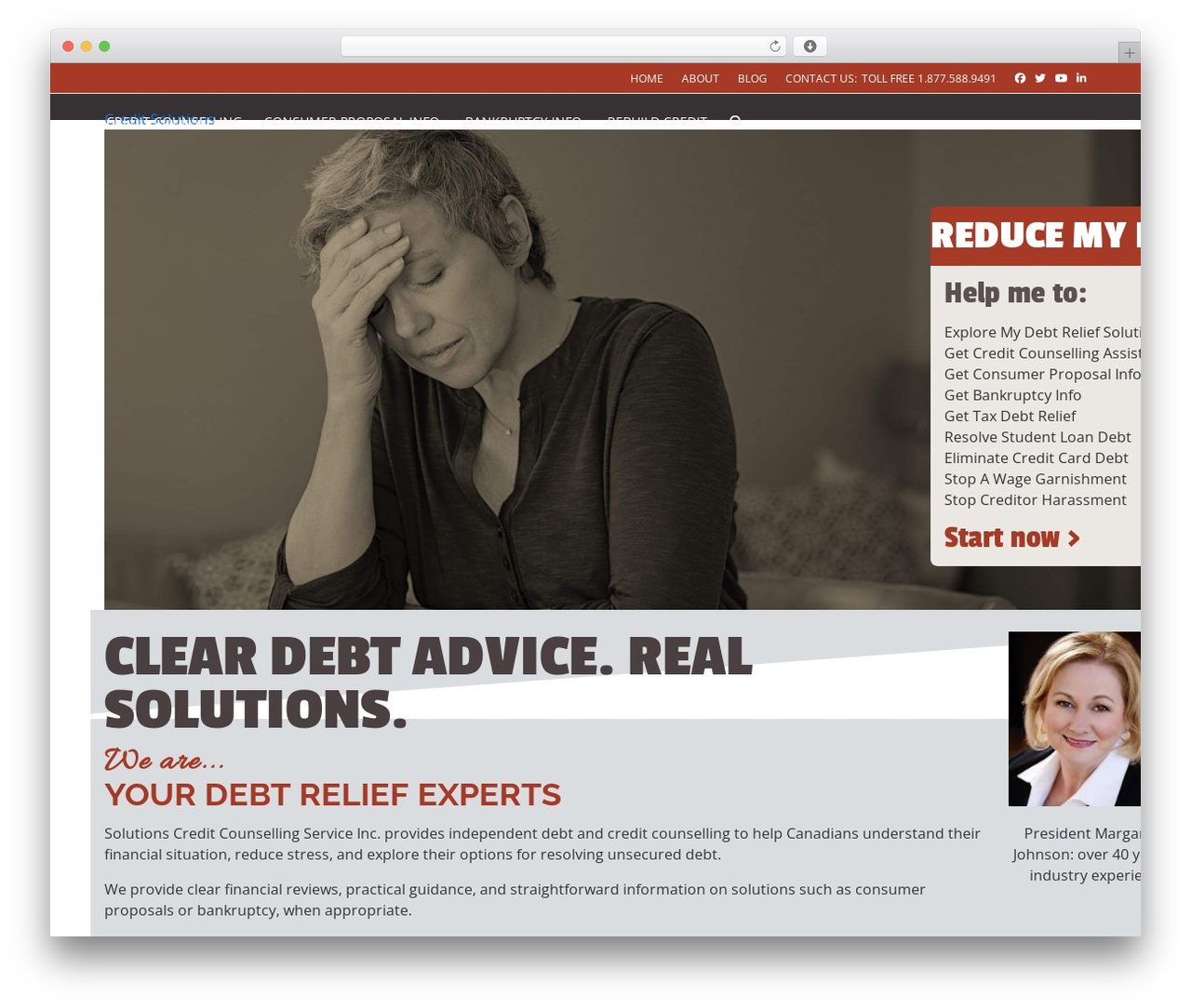 WordPress theme Line49 Design - creditsolutions.ca