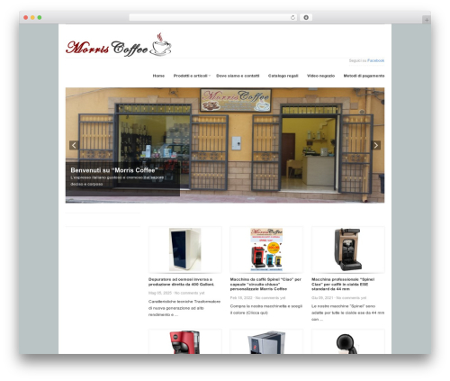 WordPress theme Workspace - morriscoffee.it