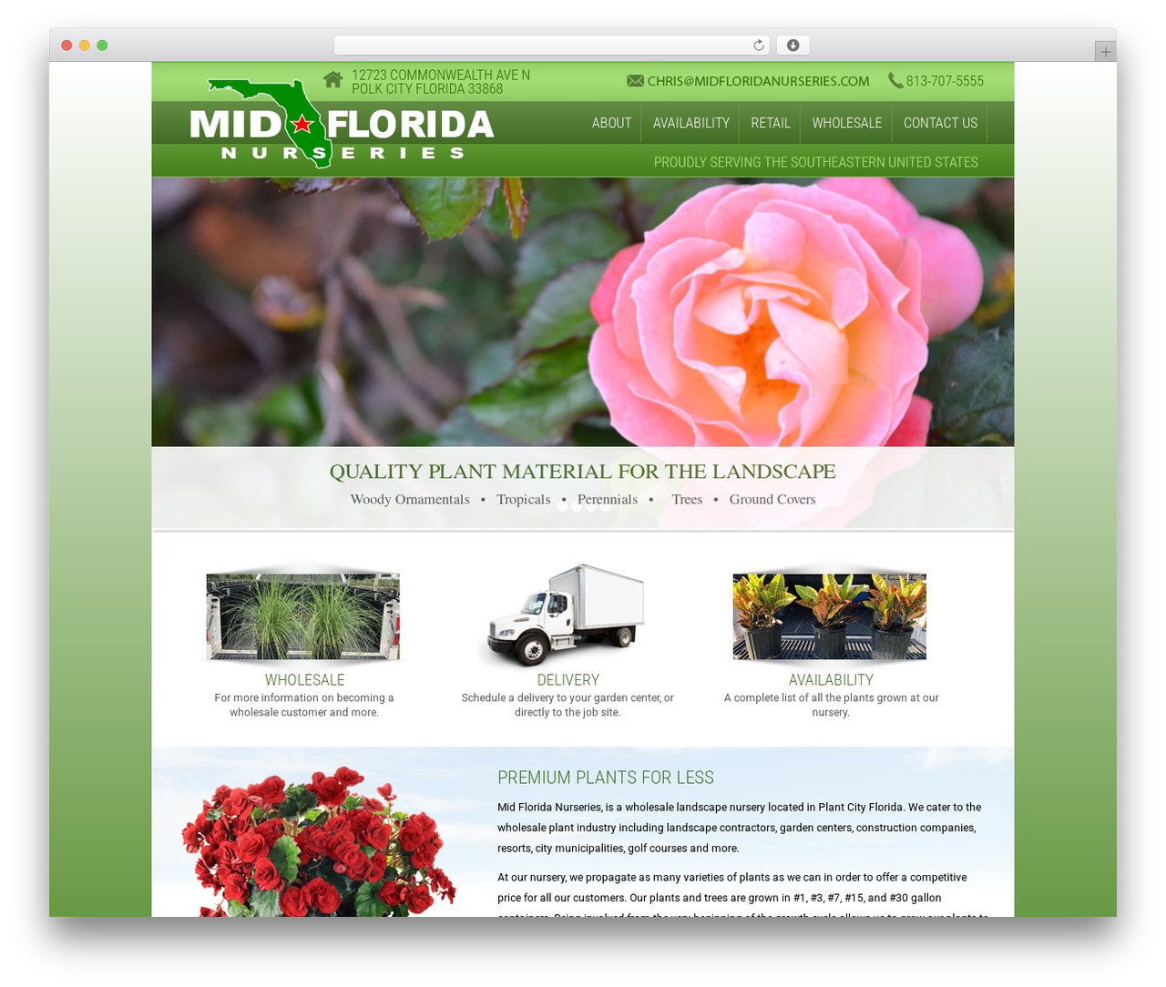 WP theme Squid - midfloridanurseries.com
