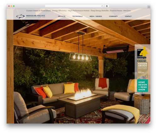 Arctic WordPress theme - meridianpacific.net