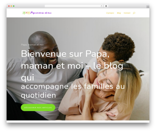 Divi contact form zero spam WordPress plugin - papa-maman-et-moi.com