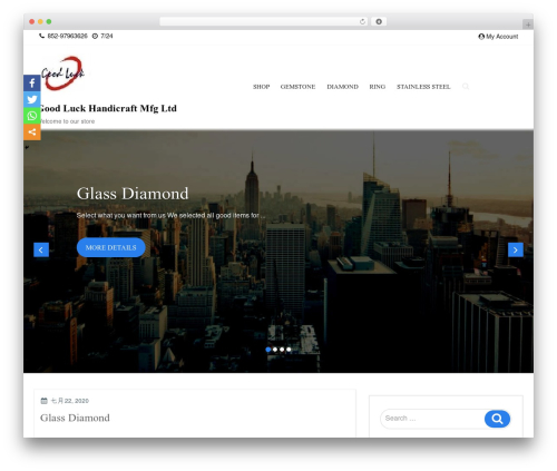 Easy Storefront WordPress ecommerce theme - goodluckhk.com