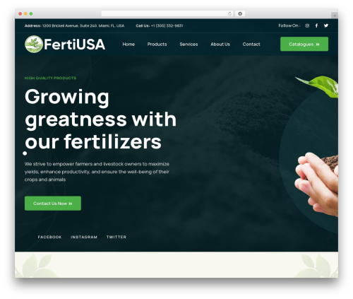Ecofine core WordPress plugin - fertiusa.com