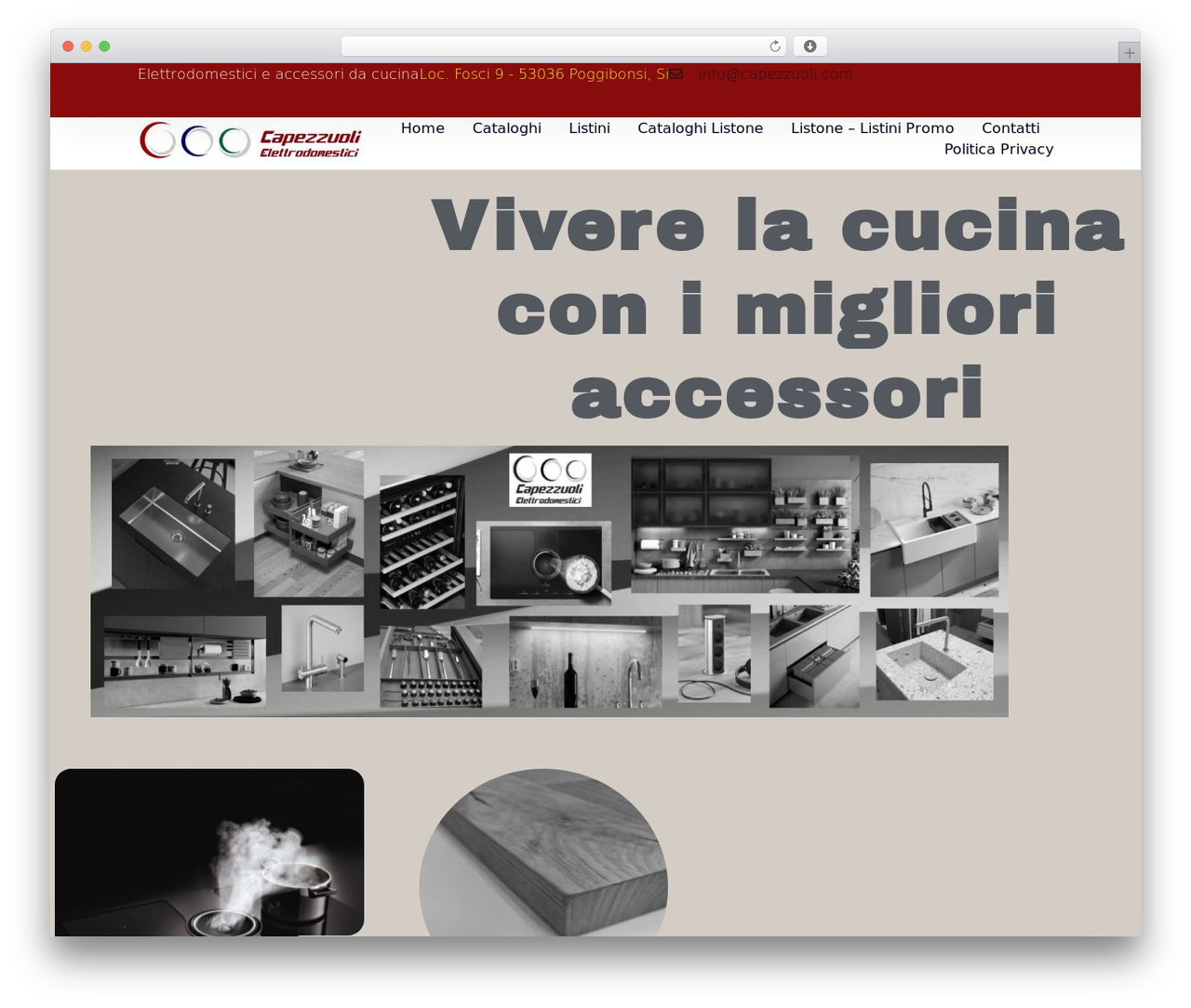 Hello Elementor WordPress theme design - capezzuoli.com
