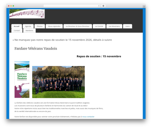 Slider text scroll WordPress plugin - fanfaredesveterans.ch