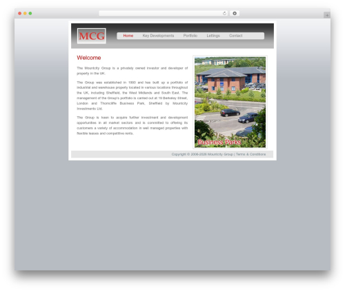 MCG theme WordPress - mountcity.com