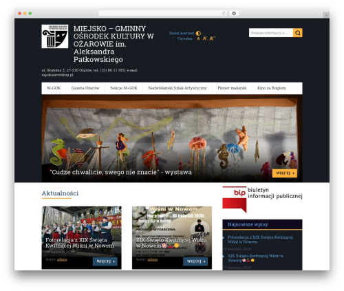 PAD2 08_2 WordPress theme - mgok.ozarow.pl