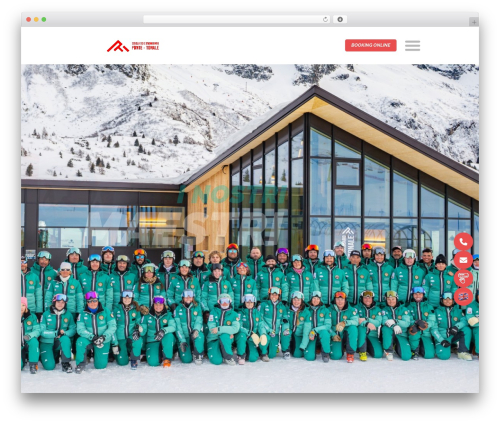 SnowMountain premium WordPress theme - scuolascipontetonale.com