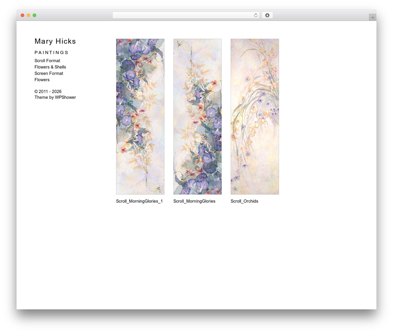 Theme WordPress Expositio Theme - maryhicks.com