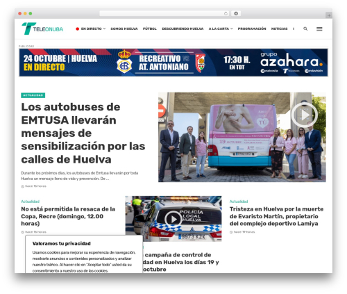 The Next Mag WordPress theme - teleonuba.es
