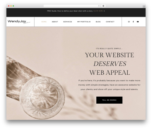 Theme WordPress ChicSplendid - wendyjaycreative.com