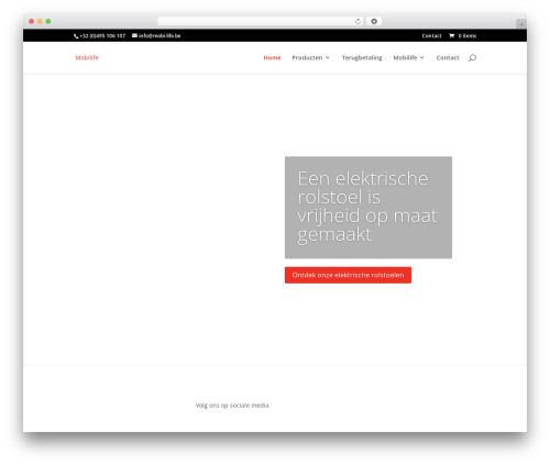 WordPress theme Divi - mobi-life.be