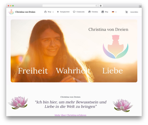 WordPress theme BuddyBoss Theme - christinavondreien.com