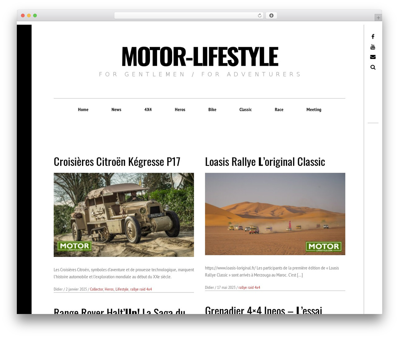 WordPress theme Hive - motor-lifestyle.com
