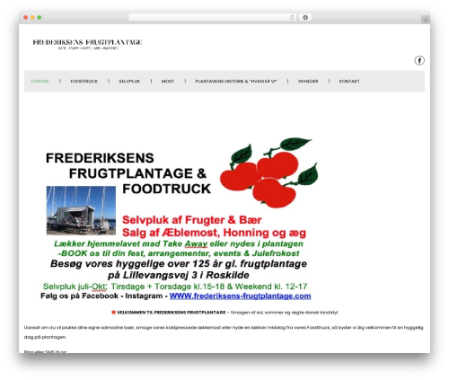 WordPress theme Mart - frederiksens-frugtplantage.com