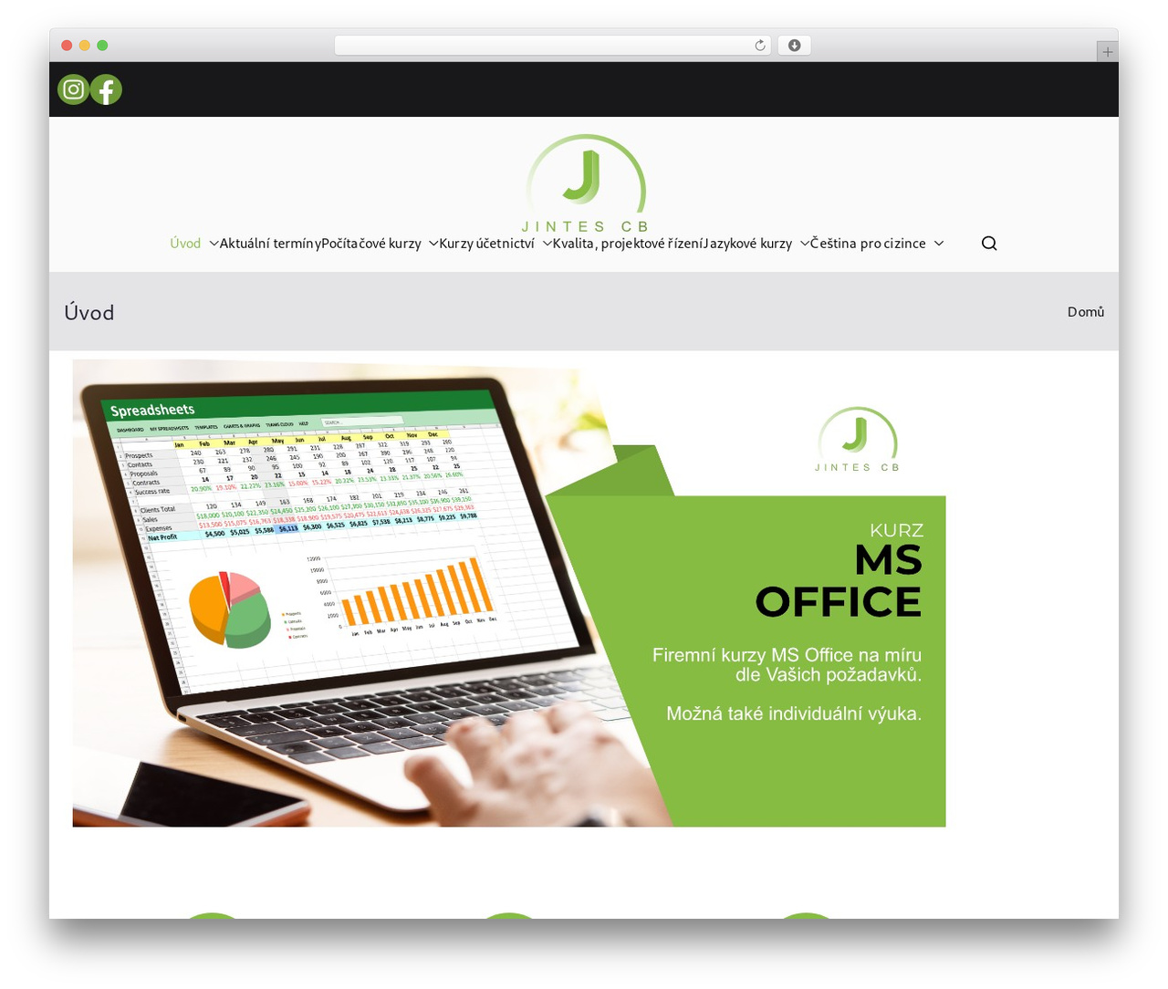 Zakra WordPress theme - jintes.cz