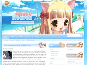 Anime Heaven - Watch Anime Online And Anime News Or Blog Responsive Website  Template