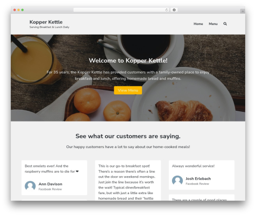 Atomic Blocks WordPress theme - mainekopperkettle.com