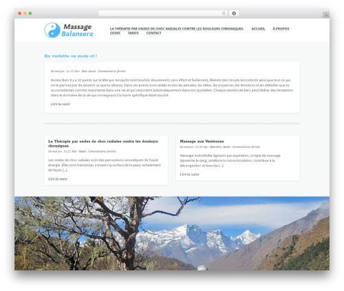 CANO WordPress theme - massagebalansera.com