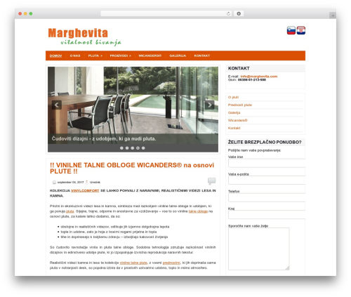 CorkWeb WordPress theme - marghevita.com