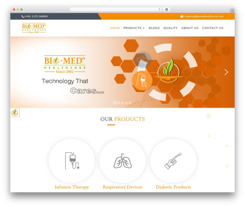 Divi WordPress theme - biomedhealthcare.com