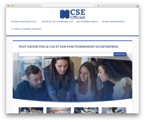 Extra WordPress website theme - cseofficiel.fr