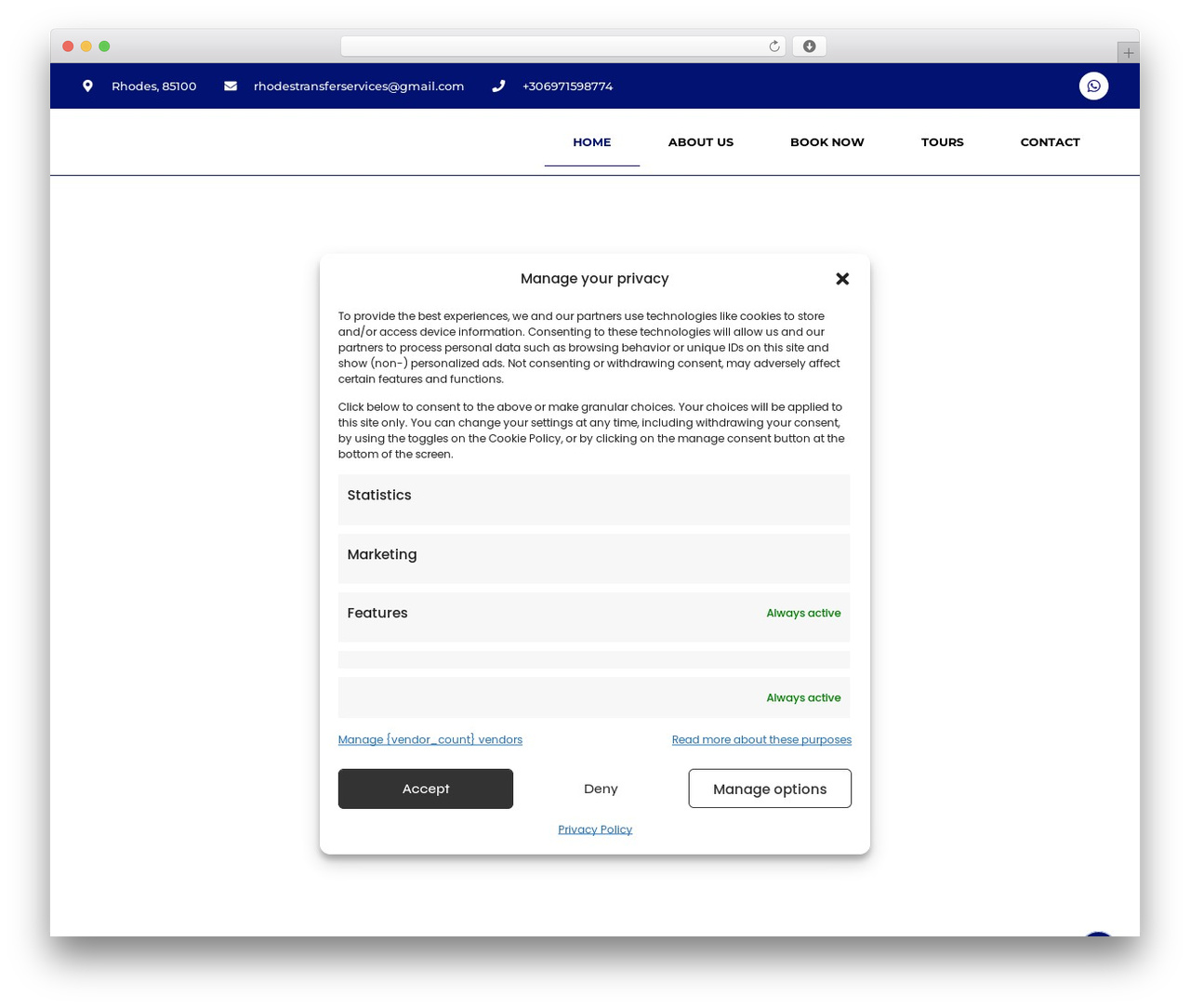 Hello Elementor theme WordPress - rhodestransferservices.com