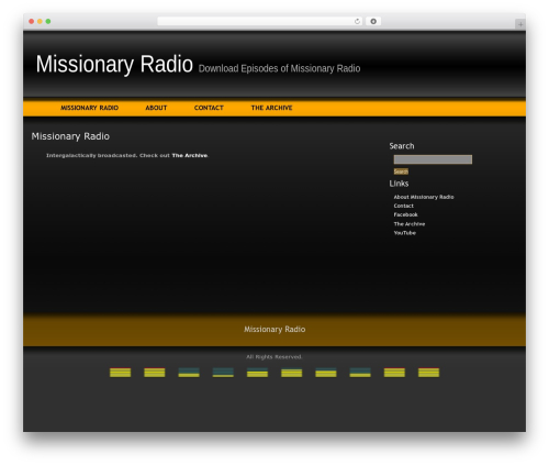 Layers theme WordPress - missionaryradio.net