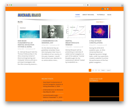 Maxima WordPress theme - michaelbraasch.com