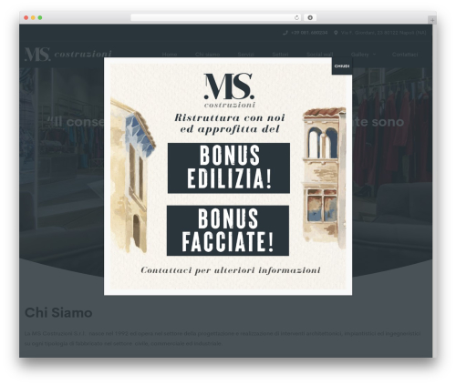 Mitech theme WordPress - mscostruzioni.it
