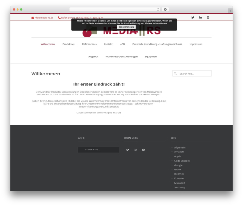 Nimva WordPress theme - media-rs.de