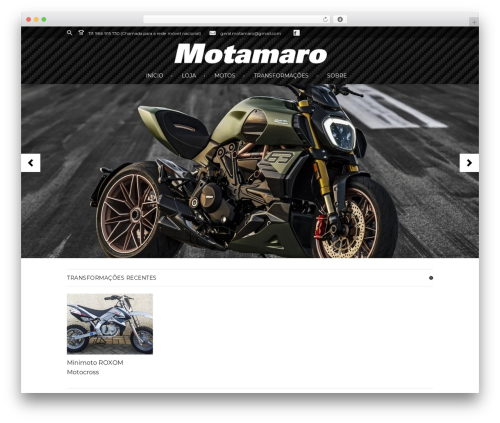 Store WordPress theme - motamaro.pt