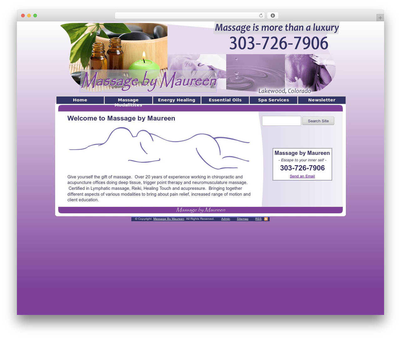 WordPress Default massage WordPress theme - massagebymaureen.com WordPress Default massage WordPress theme - massagebymaureen.com