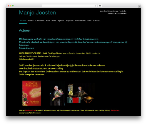 WordPress theme Beaver Builder Theme - manjojoosten.nl