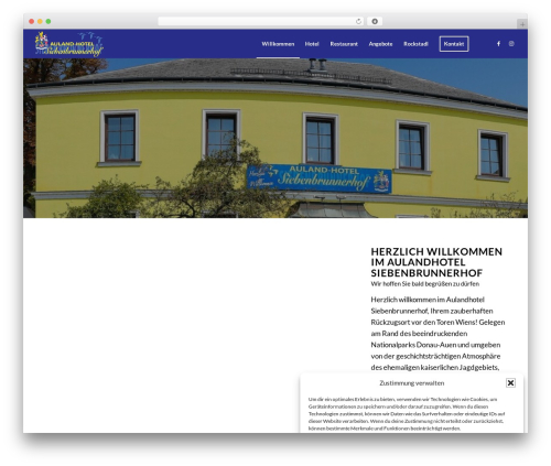 dev WordPress hotel theme - siebenbrunnerhof.com