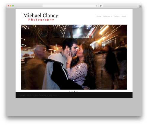 Echoes Wordpress Theme WP theme - michaelclancyphotography.com