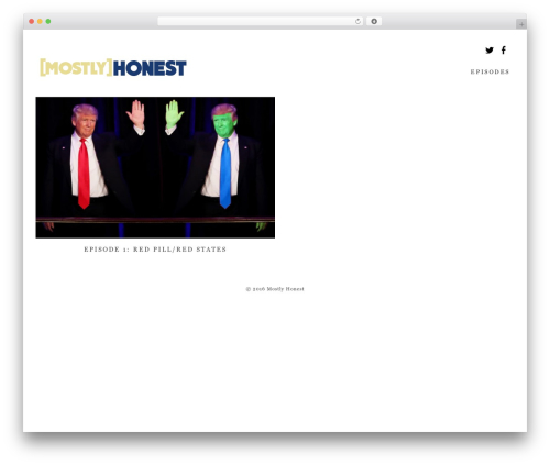 Gallery Responsive WordPress Theme WordPress theme - mostlyhonest.com