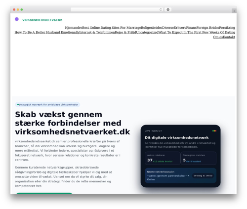 NEM Theme theme WordPress - virksomhedsnetvaerket.dk