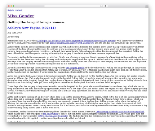 React PRO theme WordPress - missgender.com