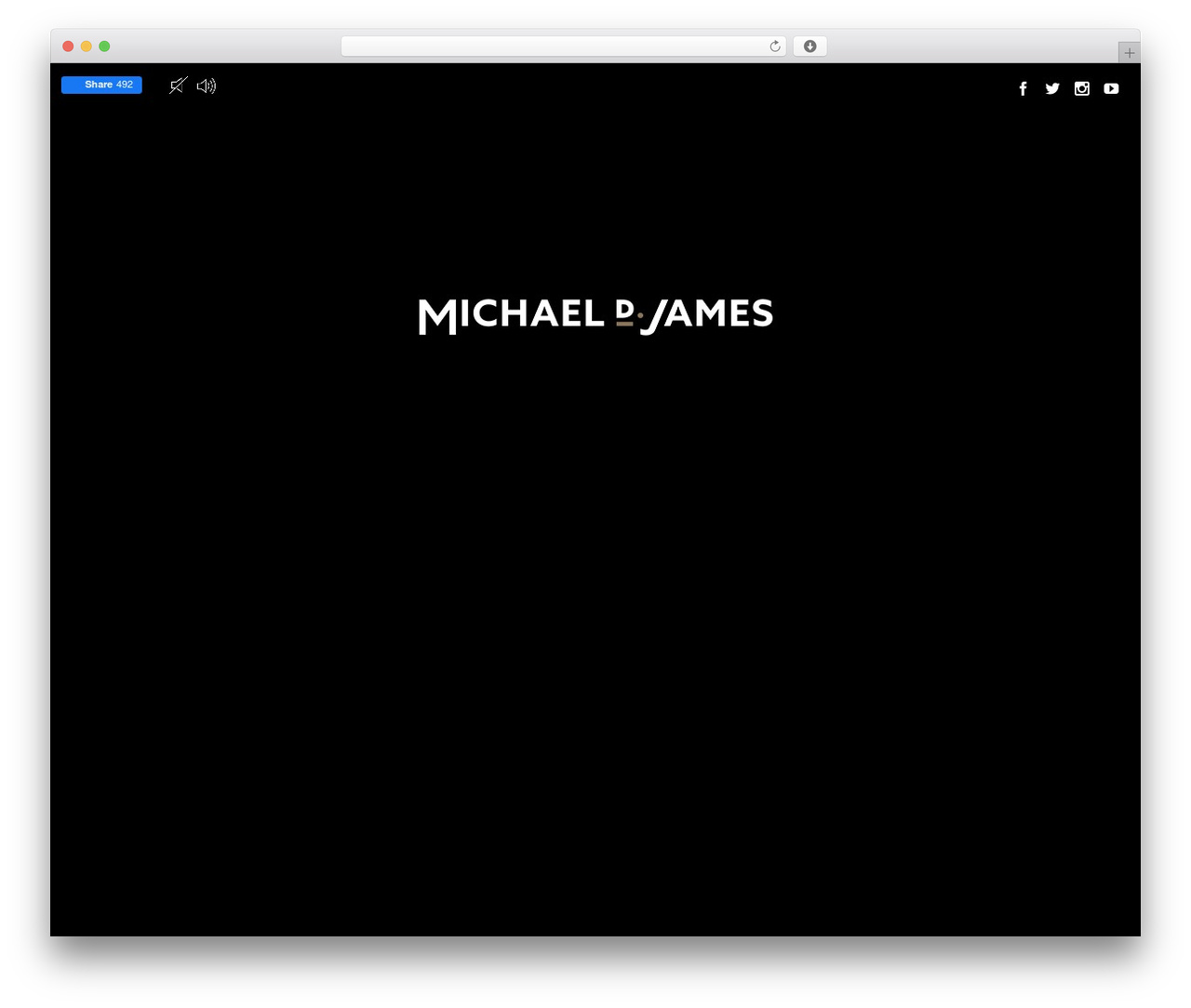 Speaker WordPress theme - michaeldjames.com