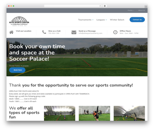 Theme WordPress Physio-qt - elitesportscenternj.com