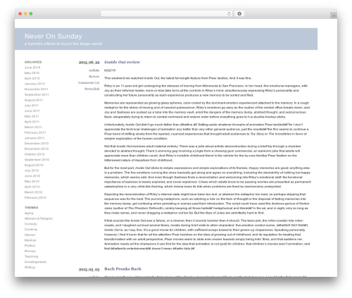 Theme WordPress Barthelme - mdlake.net