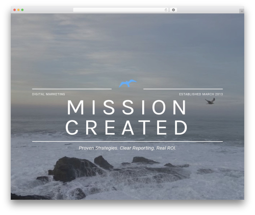 Thread WordPress page theme - missioncreated.com