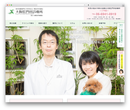 WordPress theme 大阪肛門科診療所 - osakakoumon.com