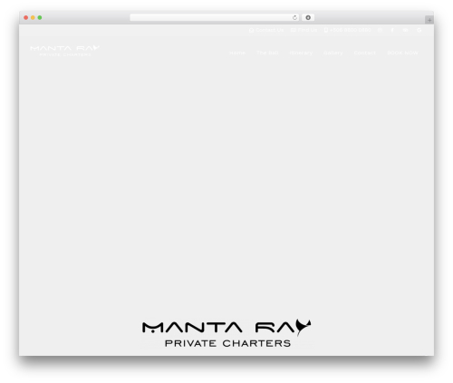WordPress theme Embark - mantaraysailing.com