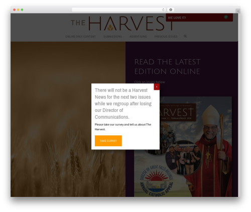 Z (zoom-widget) free WordPress plugin - theharvestnews.org