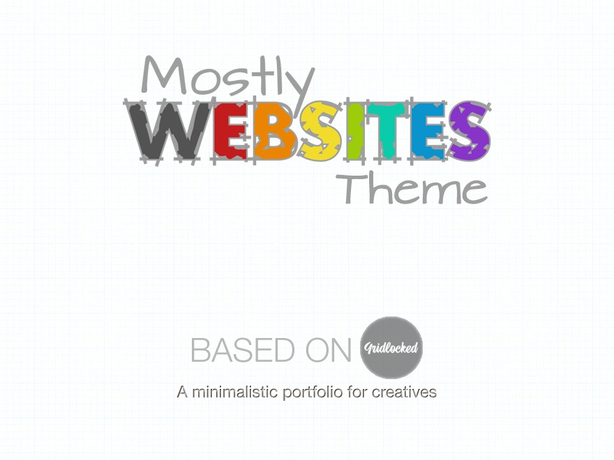 WordPress theme MostlyWebsites Theme by Caleb Weeks