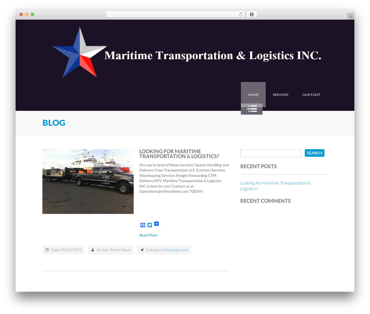 WordPress theme Zenbu - mtlmaritime.com